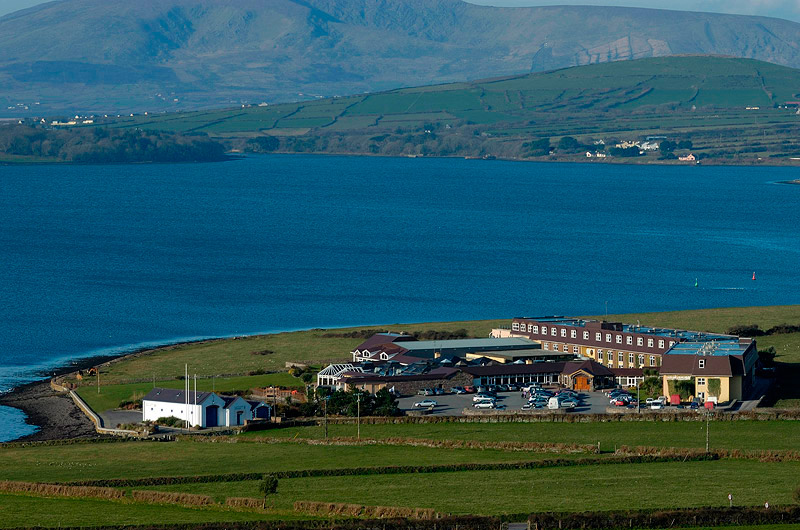 The Dingle Skellig Hotel from the air