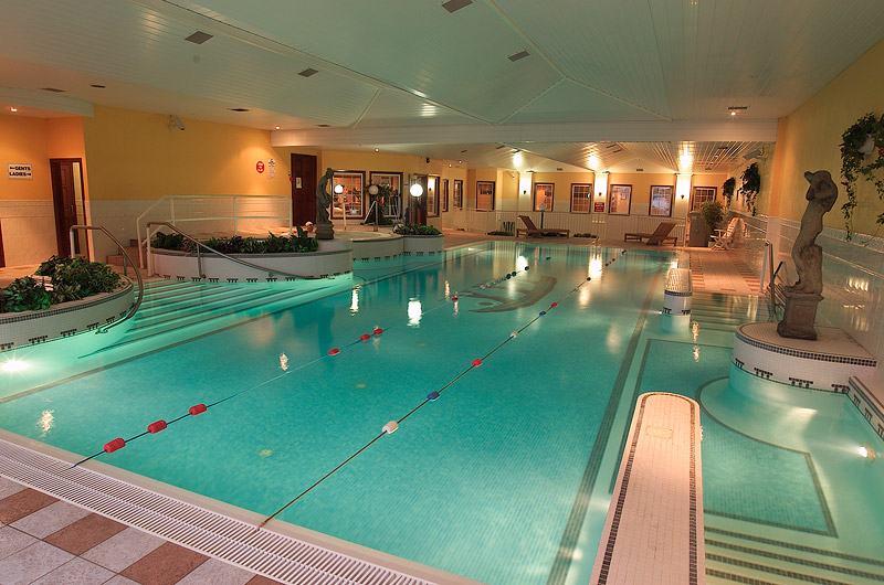 The swimming pool at the Dingle Skellig Hotel